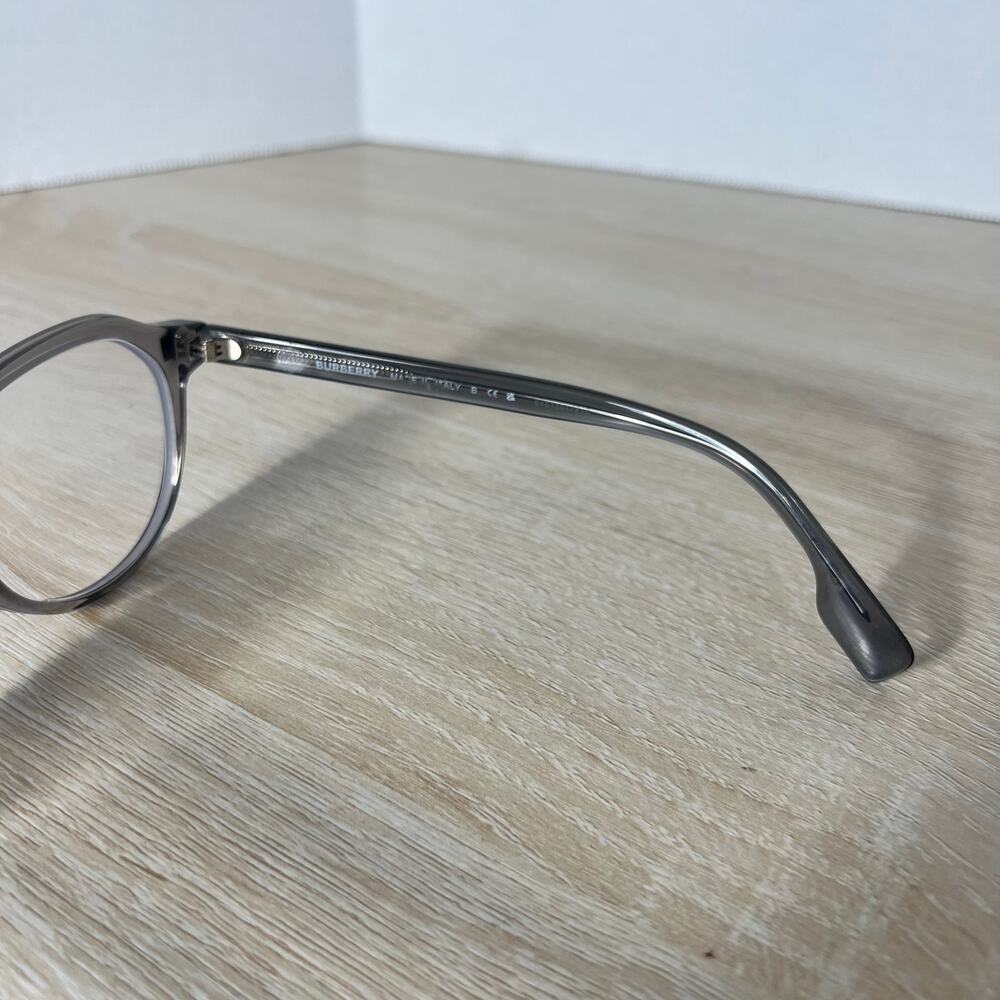 Burberry Archie B2368 4021 Eyeglasses Grey Translucent Frames 52-19-145 - Picture 8 of 13